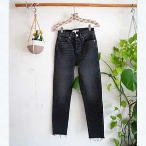 Re/Done Button Fly Jeans